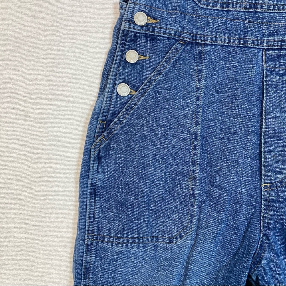 Old Navy Juniors Overalls The Best in Demin Classic Blue Jeans Size 16 Cotton - Picture 4 of 16